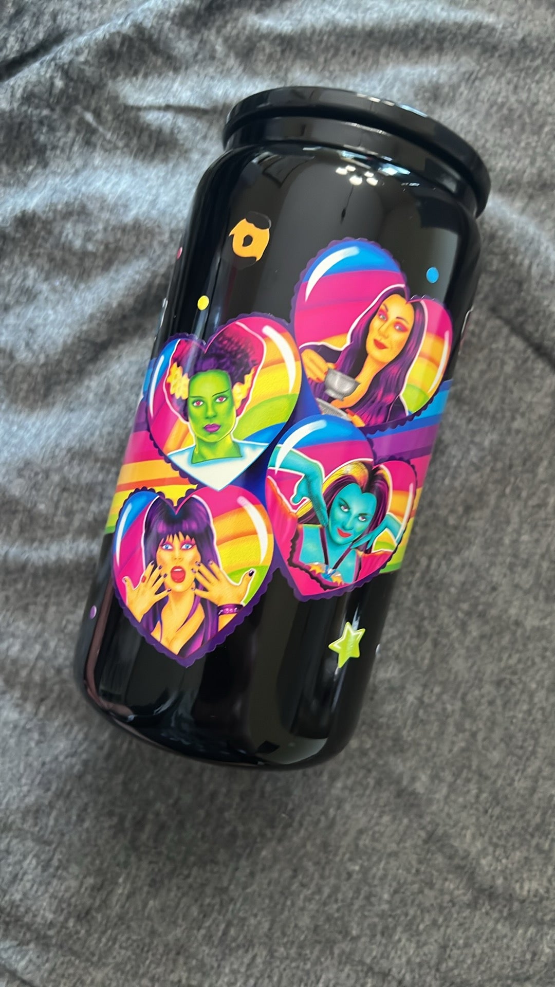Rainbow Ghouls Glass