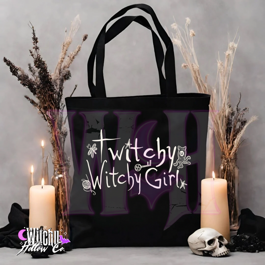 Twitchy Witchy Girl Tote