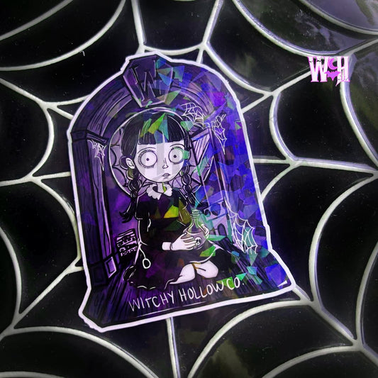 Wednesday Doll Sticker