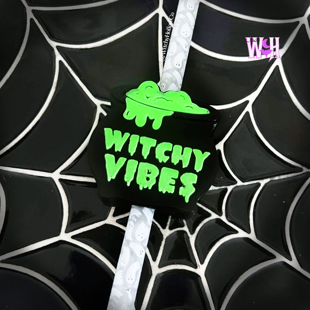 Witchy Vibes Straw Toppers
