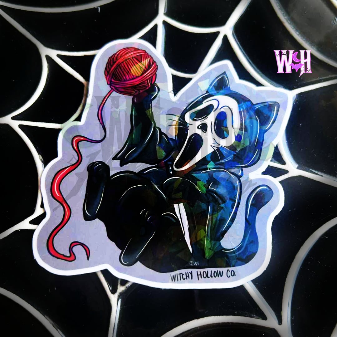 Ghost Kitty Sticker