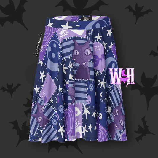 Cora Patches Skater Skirt