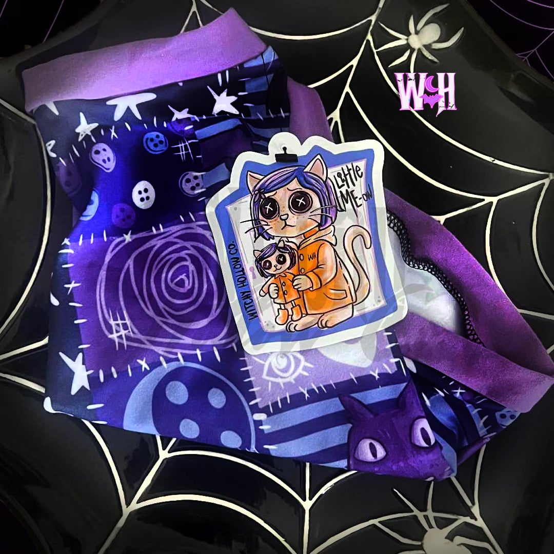 Twitchy Witchy Patches Kitty Shirt