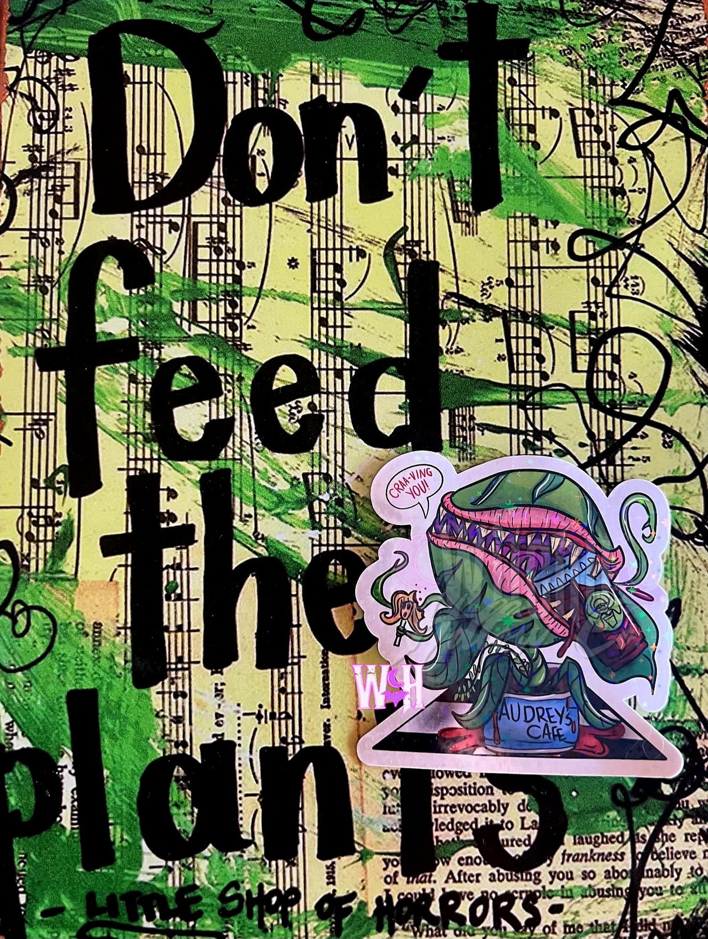 Coffee Shop of Horrors Sticker