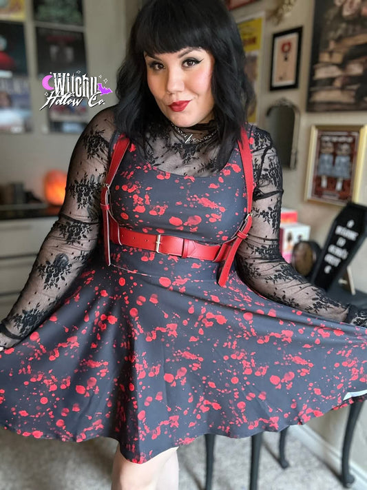 Blood Splatter Skater Dress