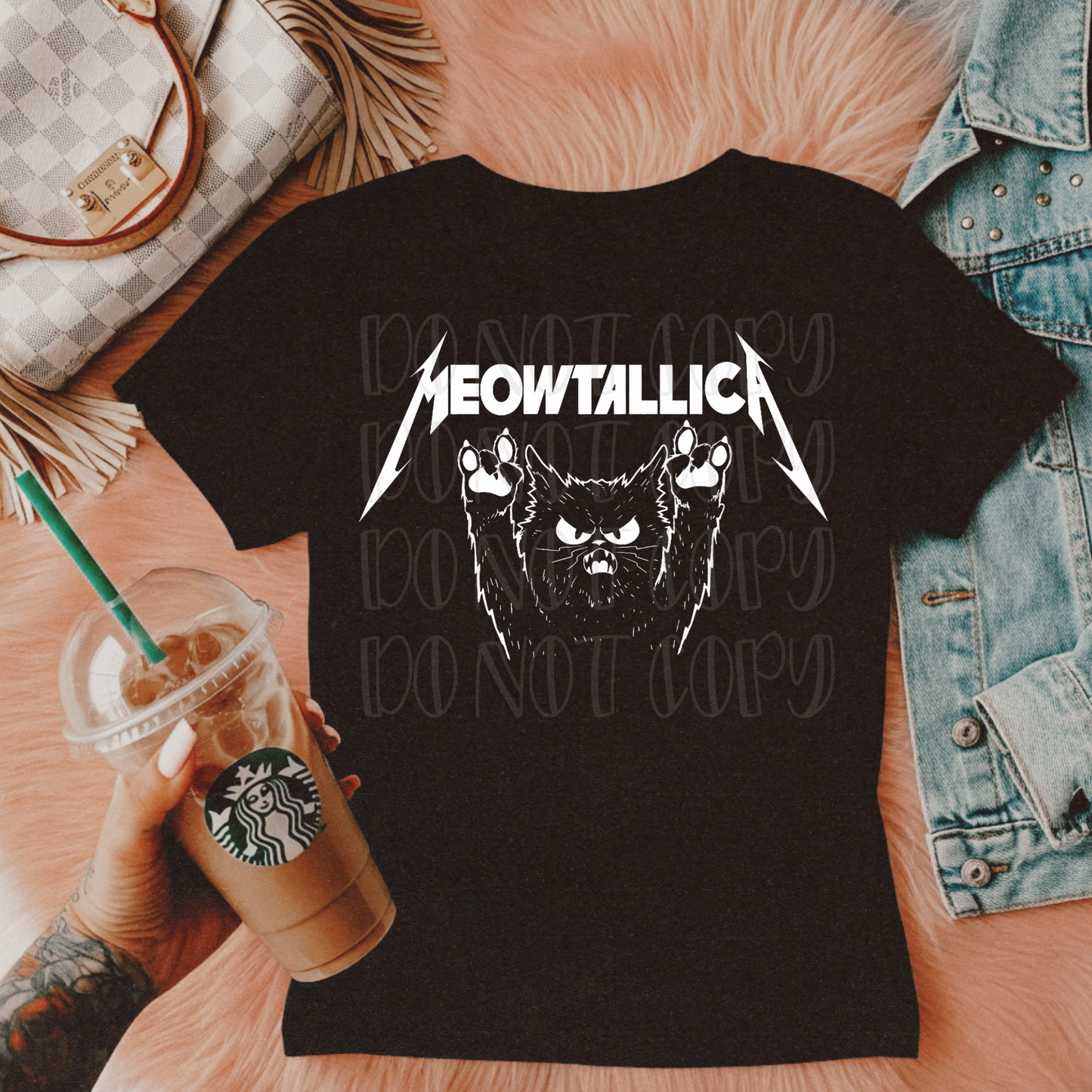 Meowtalica Tee- Sleepy Saturday