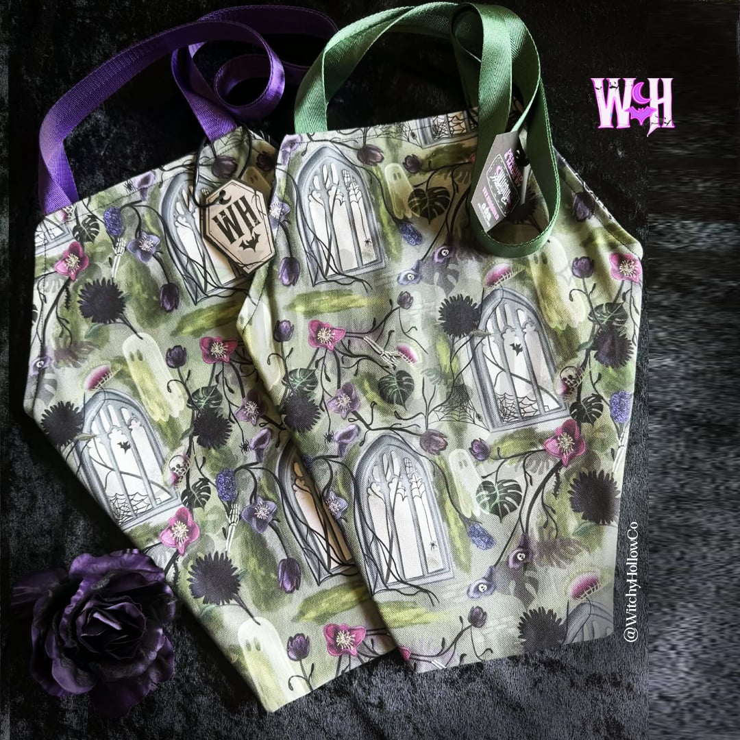 Goth Garden Coffin Tote