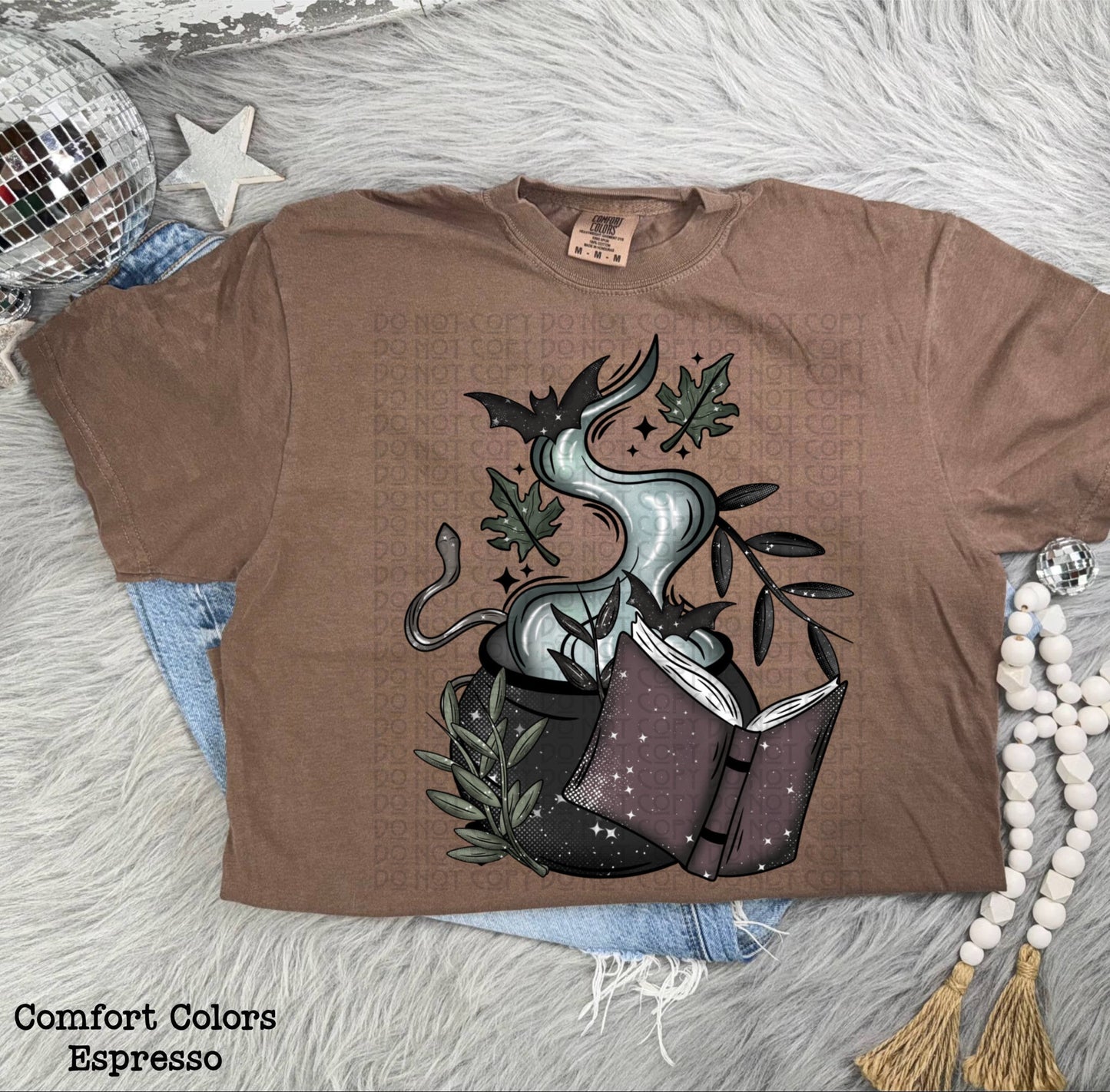 book cauldron Tee- Sleepy Saturday