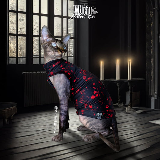 Blood Splatter Kitty Shirt