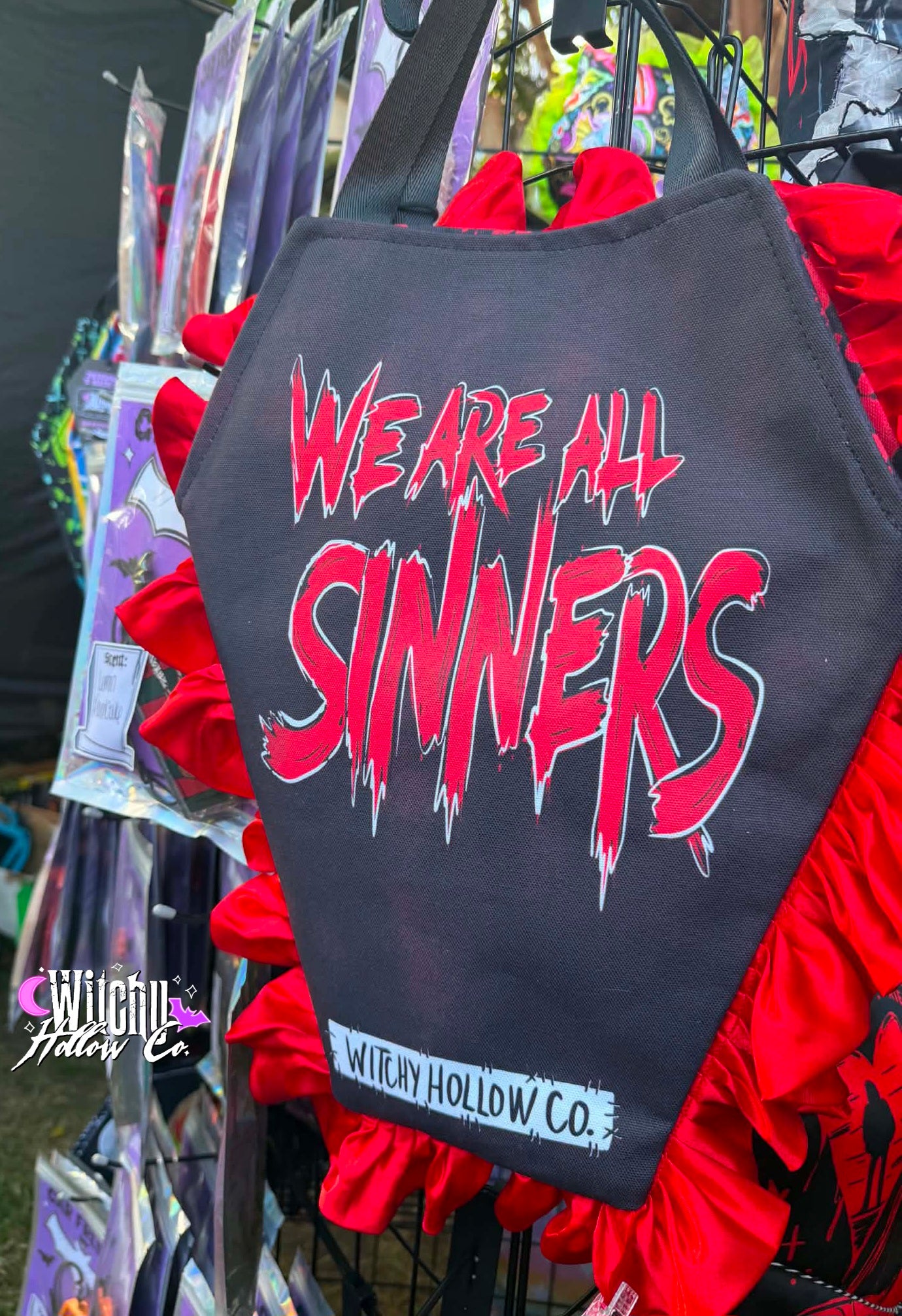 We are all Sinners Coffin Tote