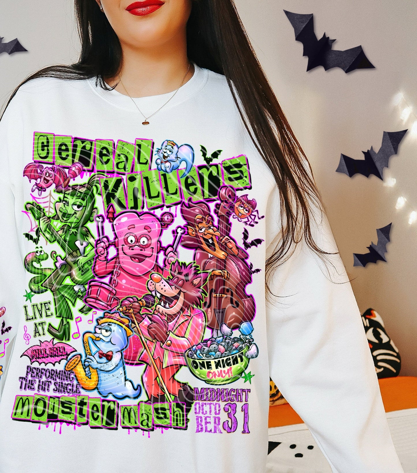 Spooky Cereal Tee- Sleepy Saturday