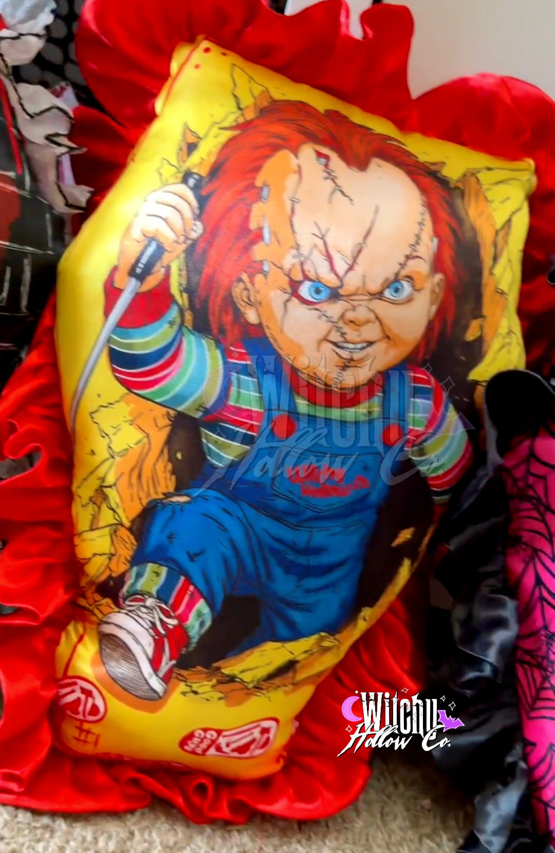 Chuck Breaking Box Coffin Pillow