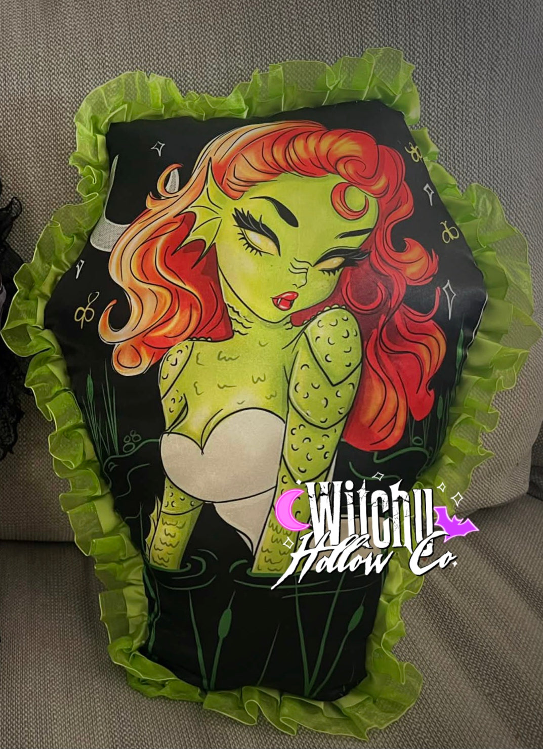 Lady Lagoon Coffin Pillow