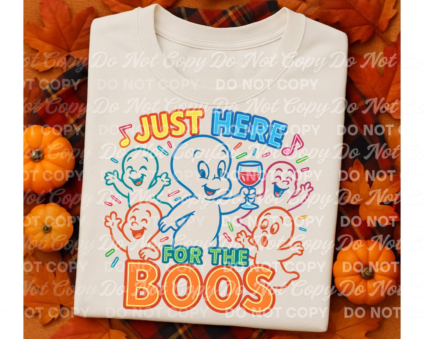 Just here for the boos Tee- Sleepy Saturday