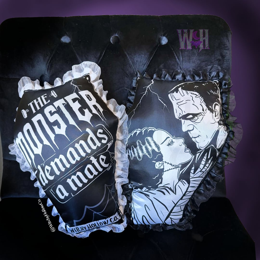Monster demands a mate Coffin Pillow