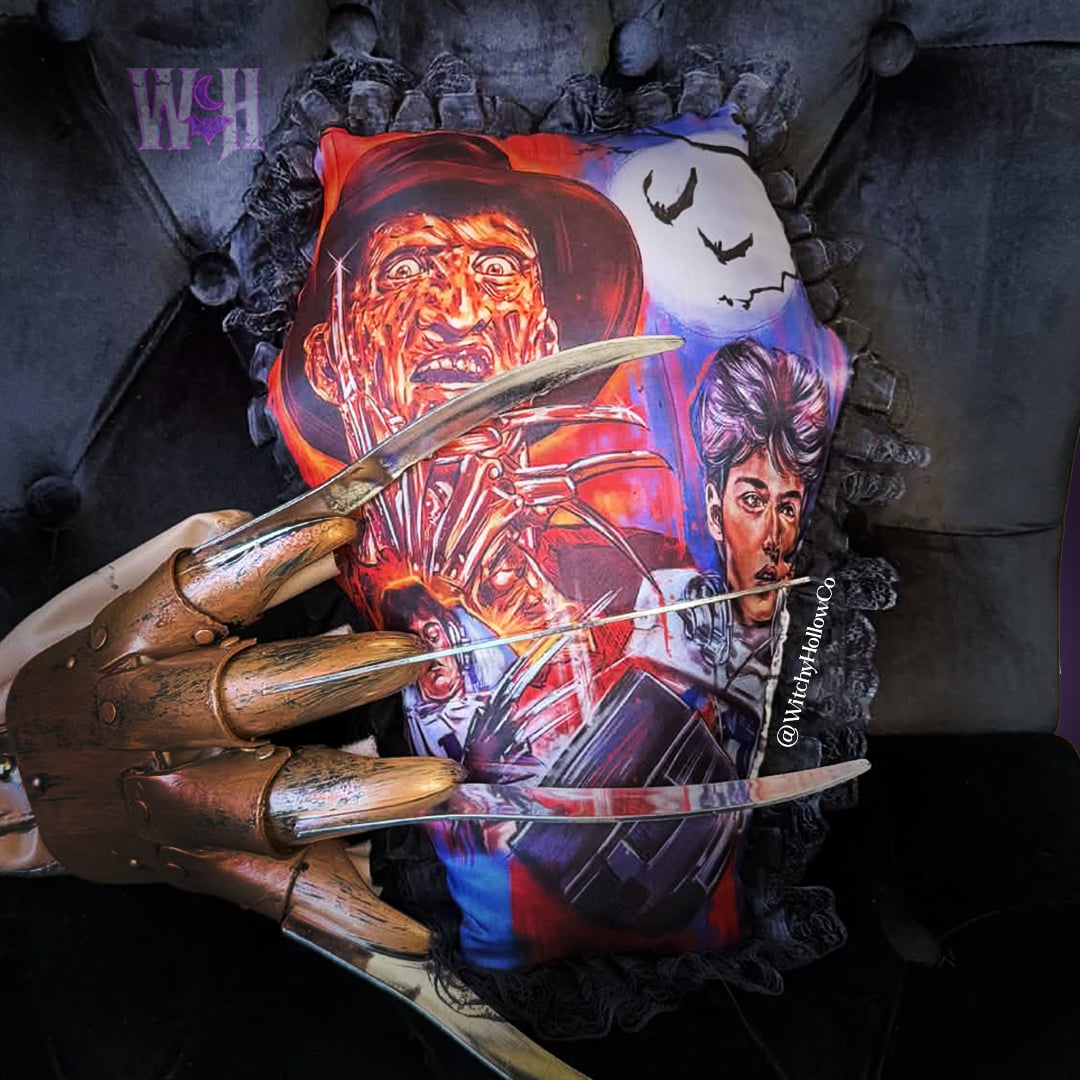 Never Sleep Again Coffin Pillow