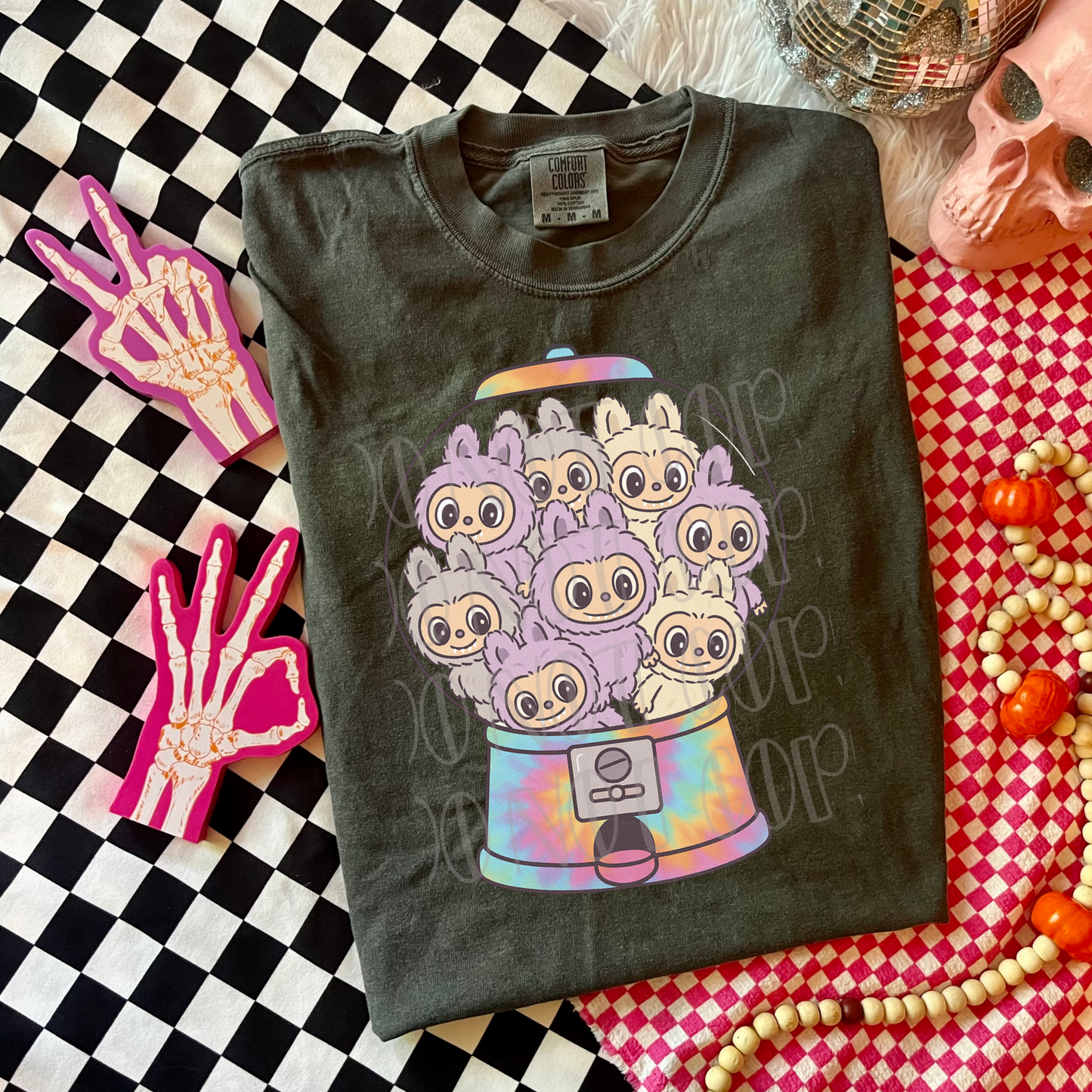 labubu gumball Tee- Sleepy Saturday