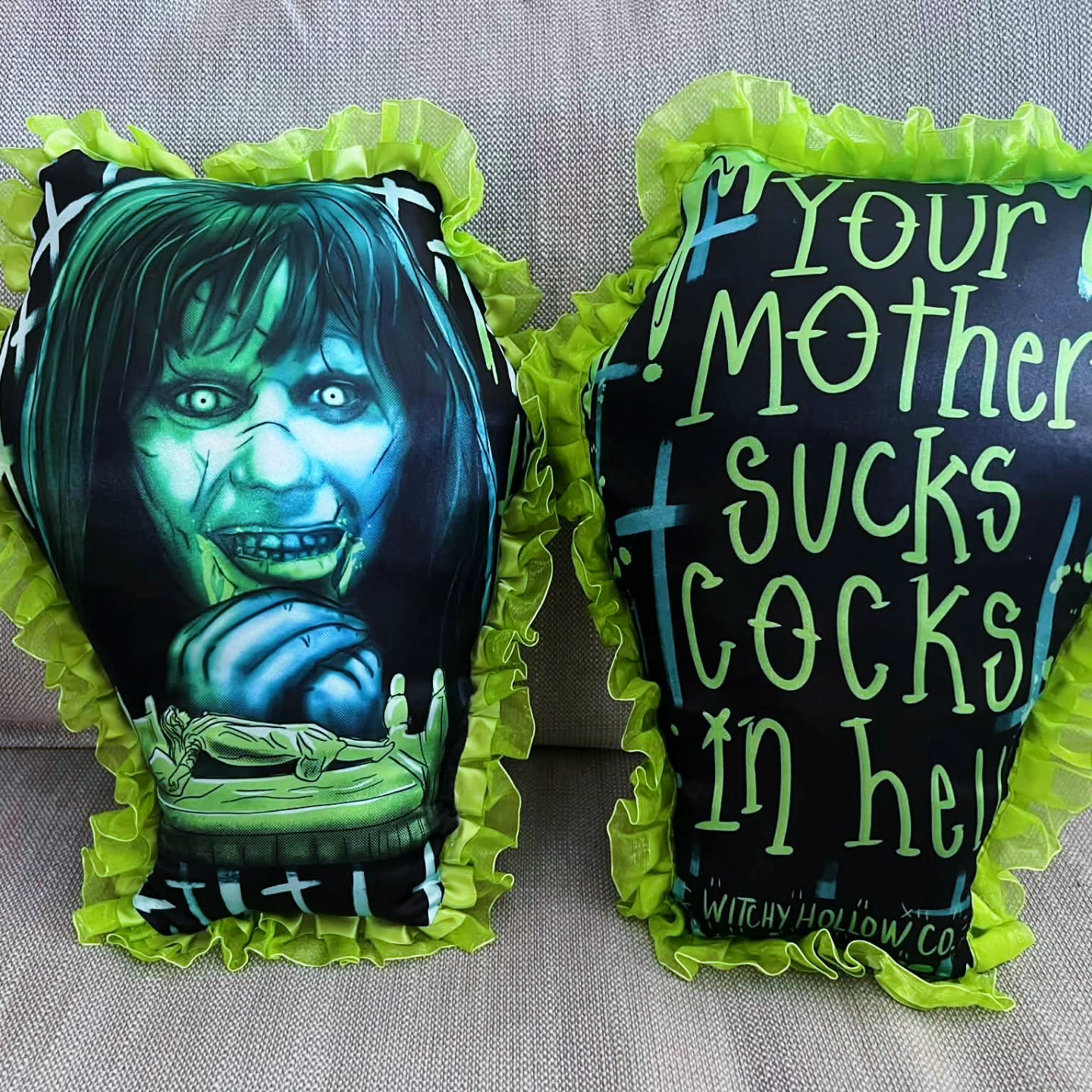 Exorcist Coffin Pillow