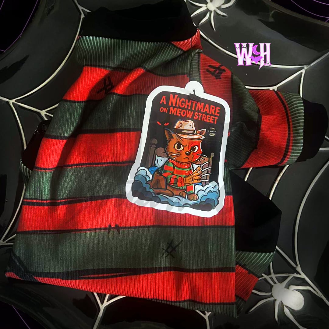 Freddy Stripes Kitty long sleeve Shirt