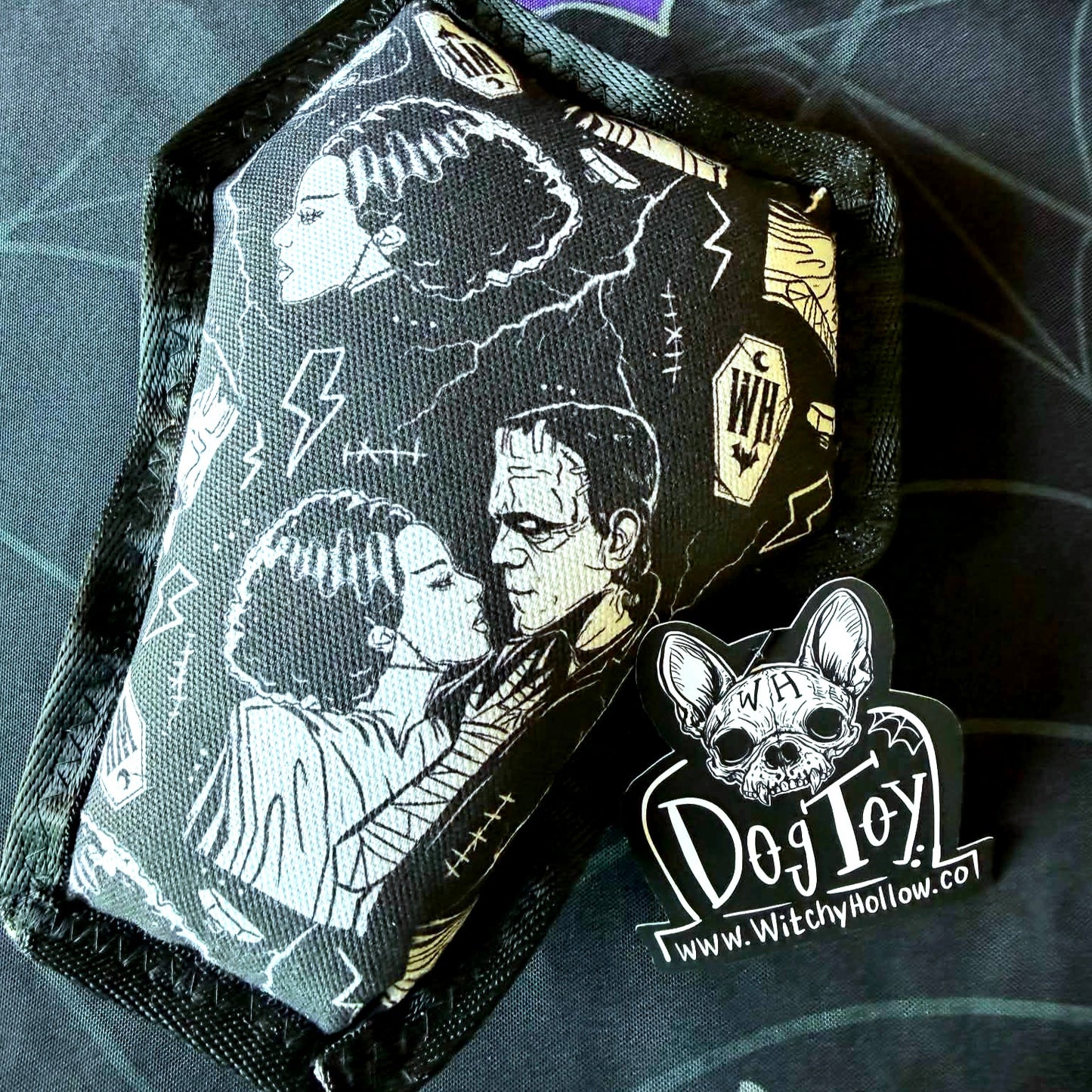 Monster & Bride Dog Squeaky Toy