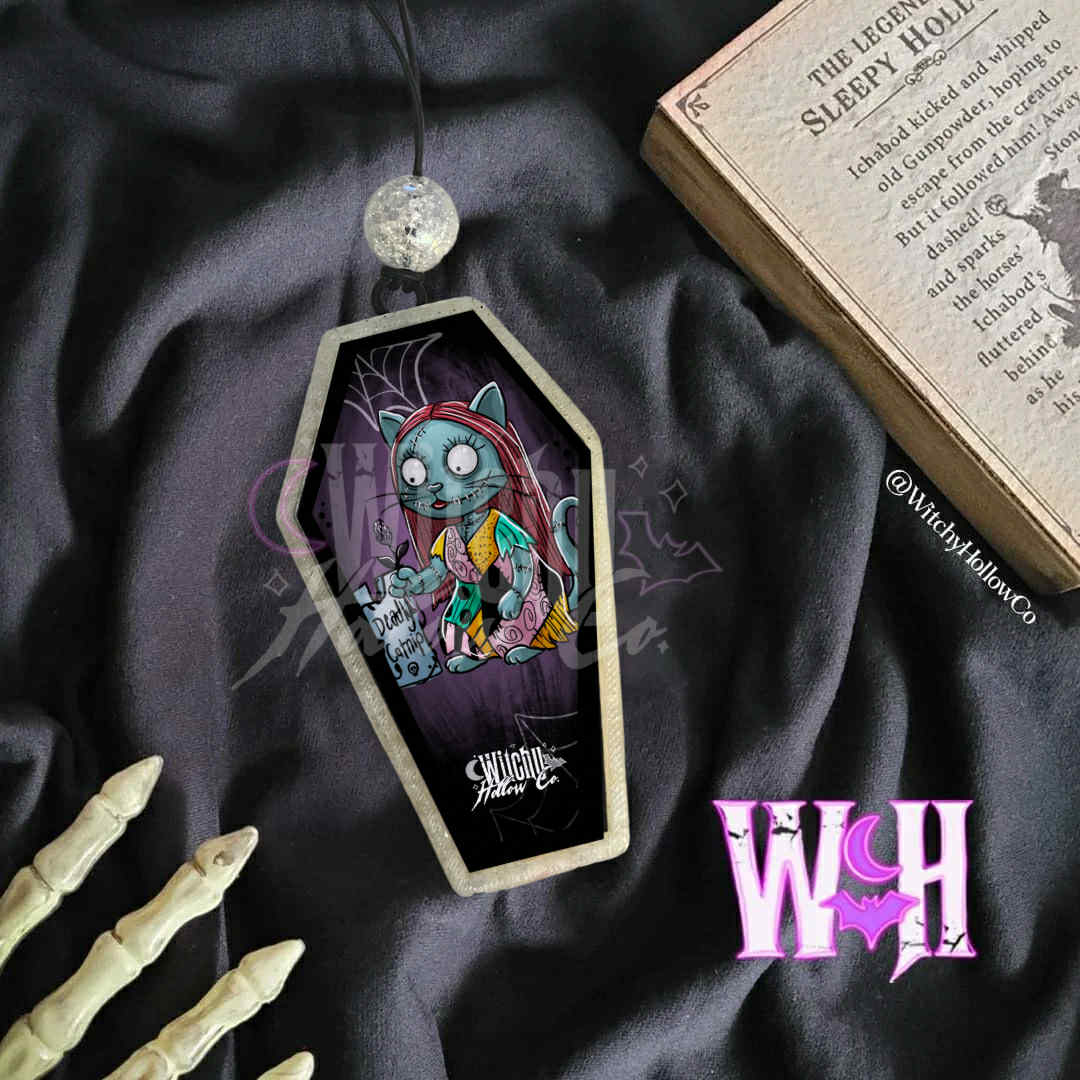 sally cat Coffin Freshie