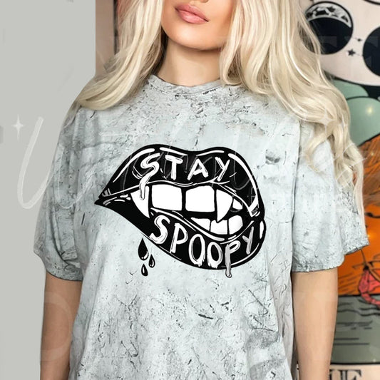 Stay Spoopy Splatter tee