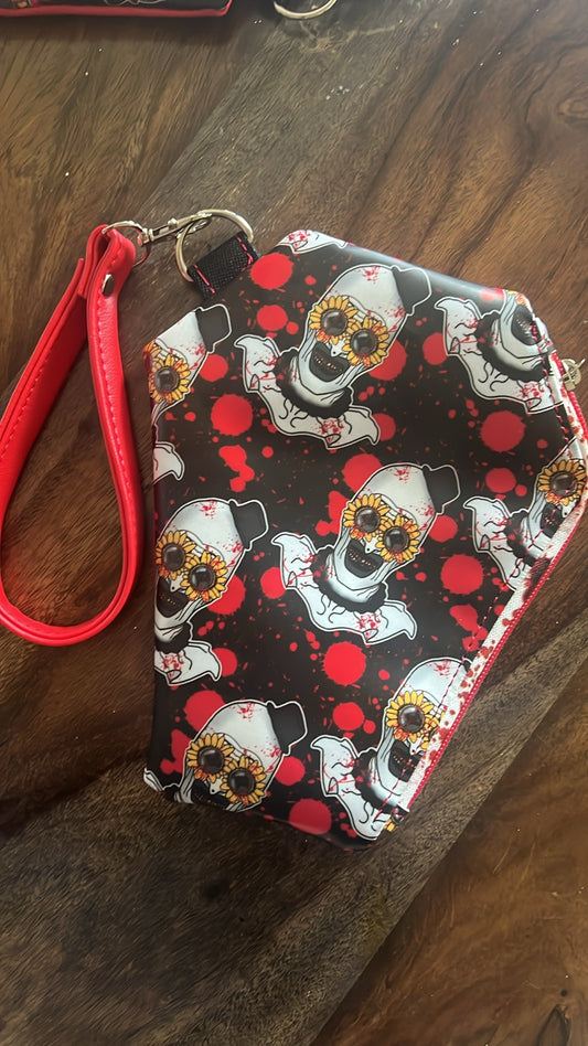 Art coffin wristlet