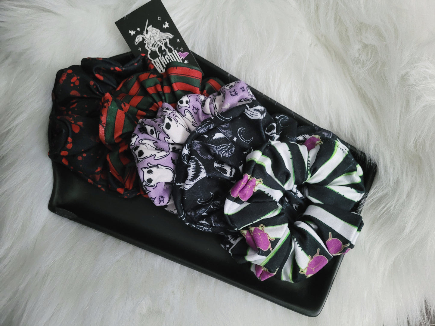 Horror Stripes Scrunchie