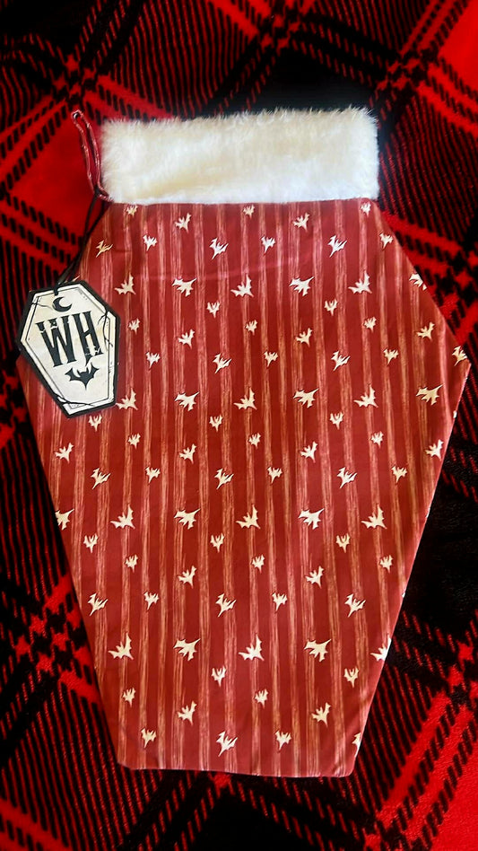 RTS- Christmas Bats stocking