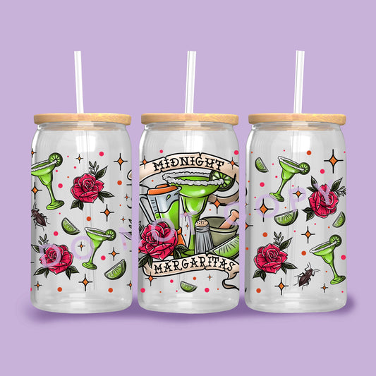 Midnight Margaritas Glass
