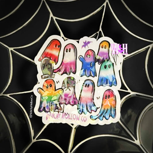 Pride Ghosts Sticker