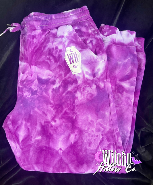 Purple Tie Dye Joggers