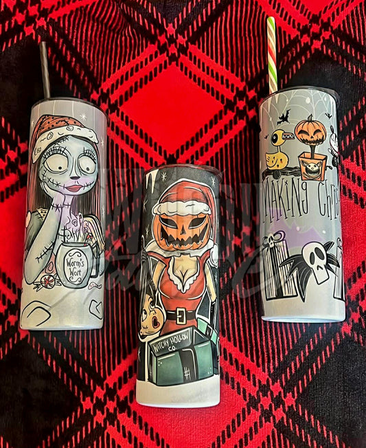 Christmas tumblers