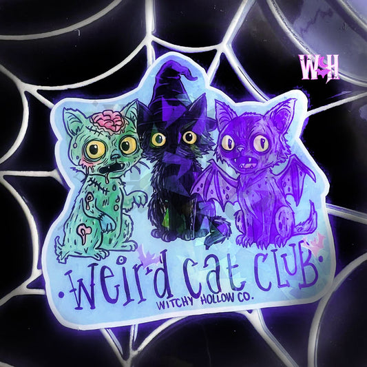 Weird Cats Club Sticker