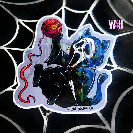 Ghost Kitty Sticker