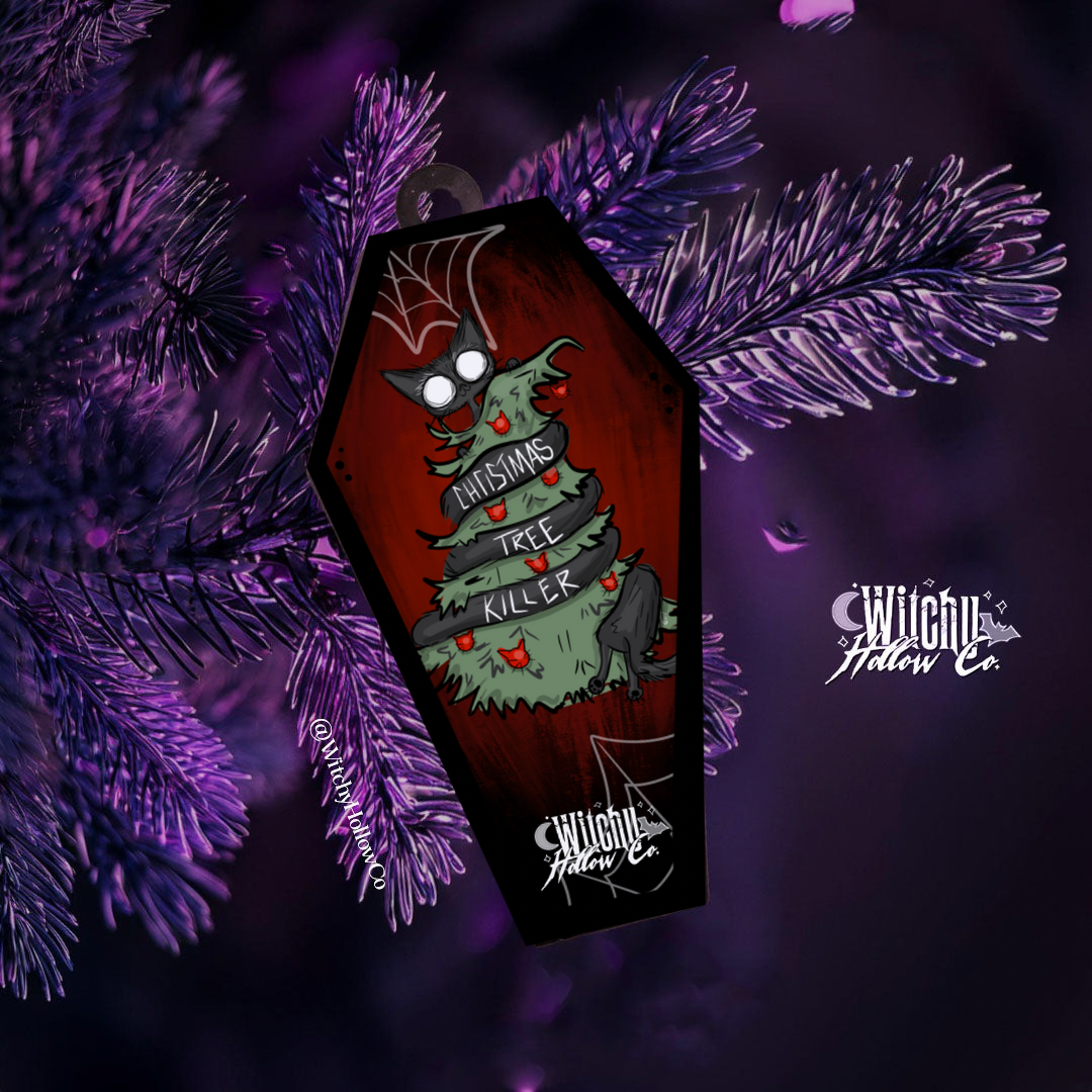 Tree killer Coffin Ornament