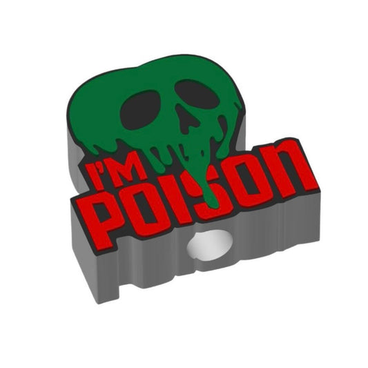 I’m Poison Straw Topper