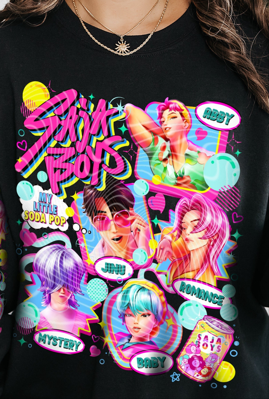 soda pop Tee- Sleepy Saturday