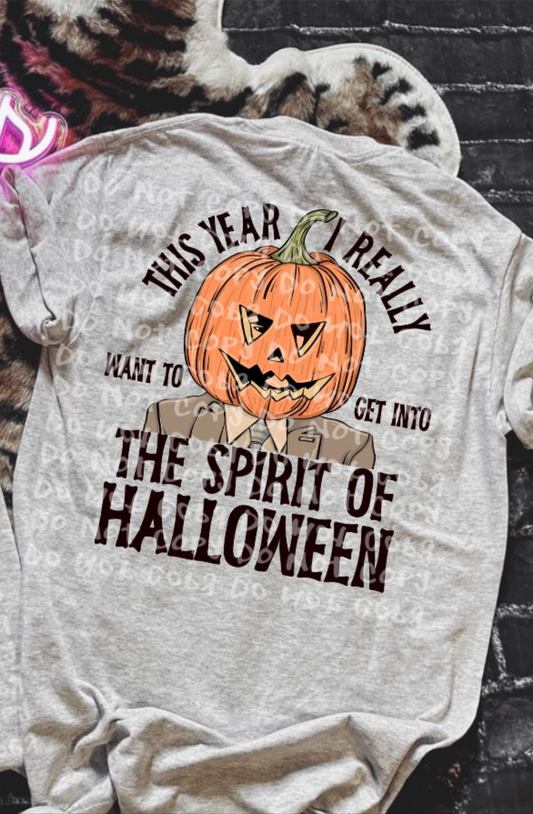 spirit of halloween Tee- Sleepy Saturday