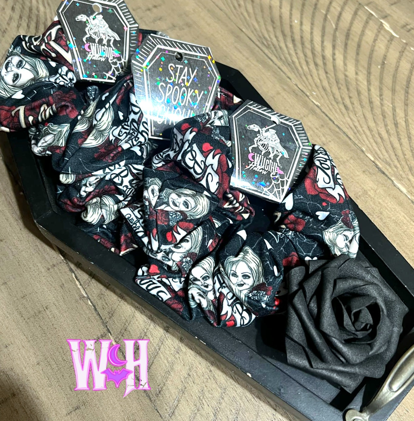 valloween scrunchies