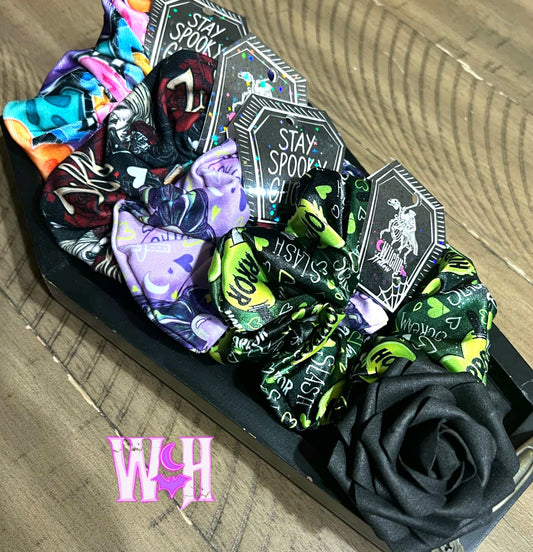 valloween scrunchies