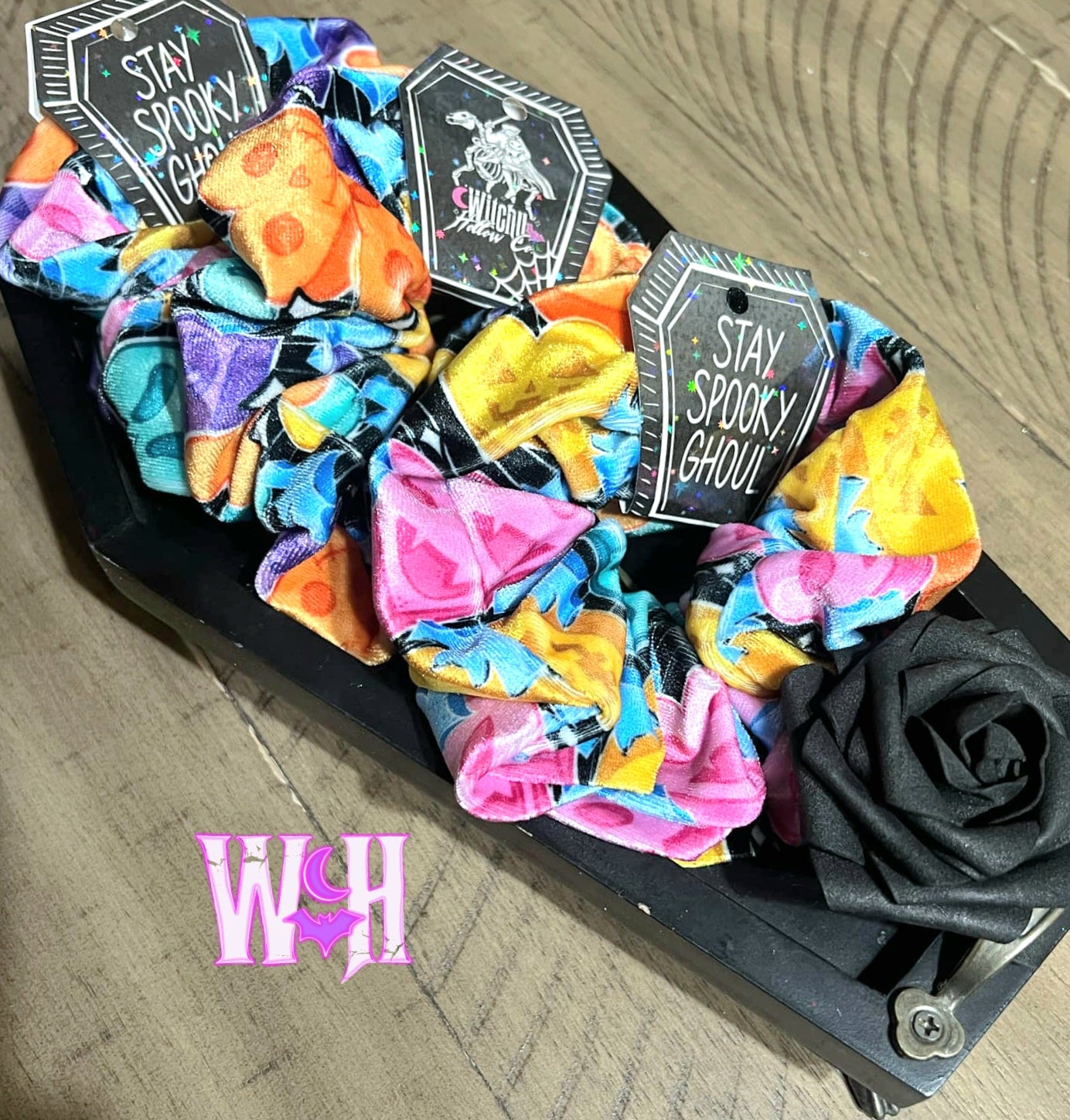 valloween scrunchies