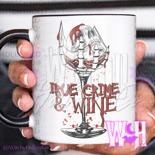 True Crime and Wine mug