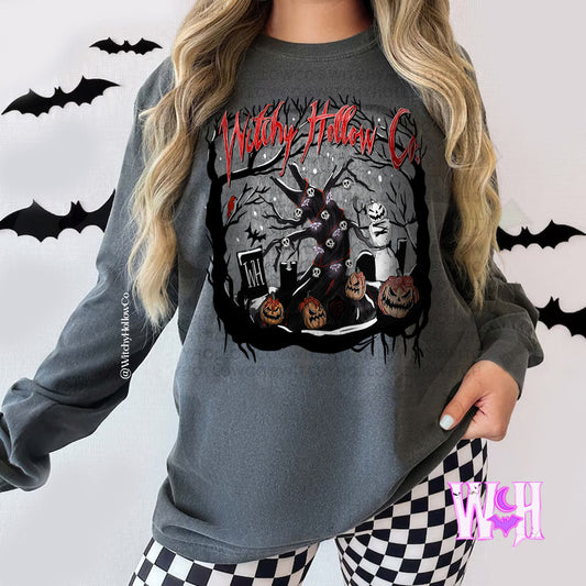 WH Creepmas Hollow Tree Long Sleeve Shirt