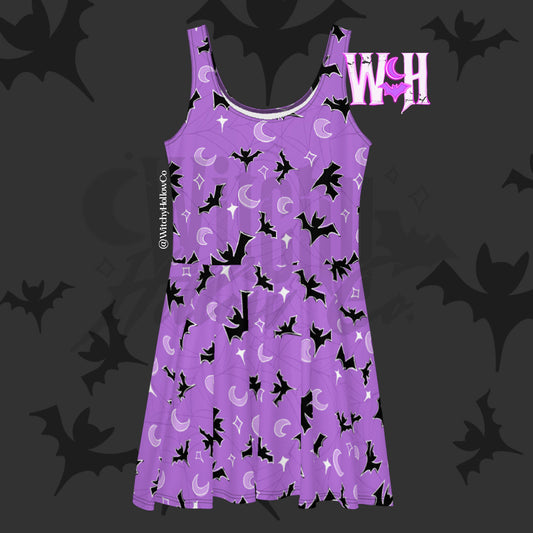 Bats Skater Dress