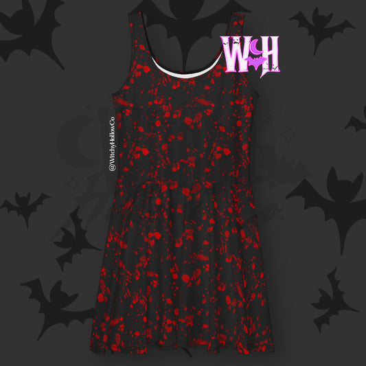 Blood Splatter Skater Dress