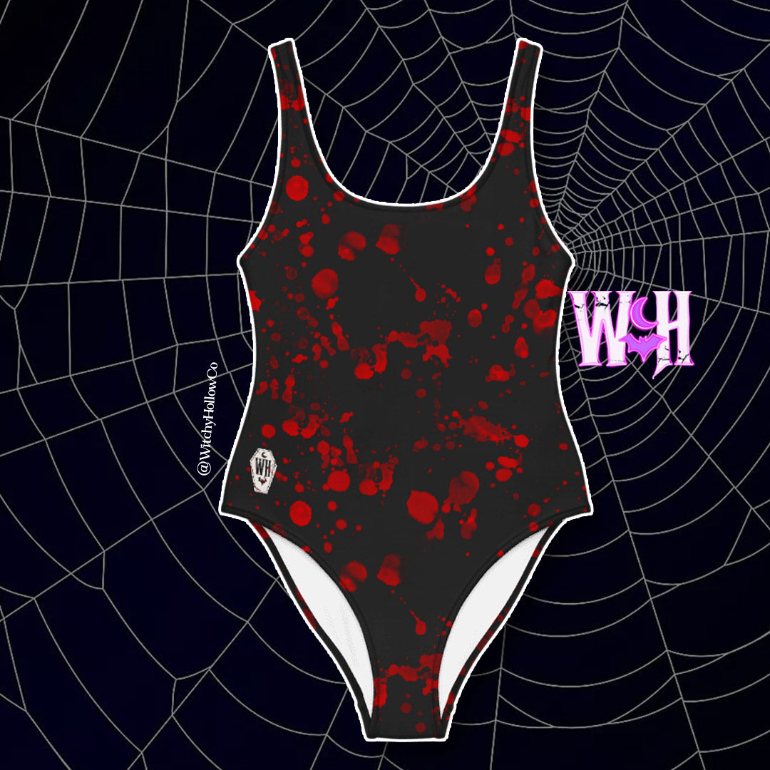 Blood Splatter One Piece Swimsuit
