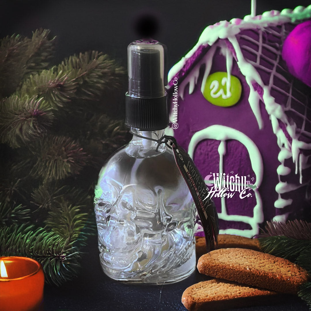 Haunted Gingerdead House Skull Room Spray