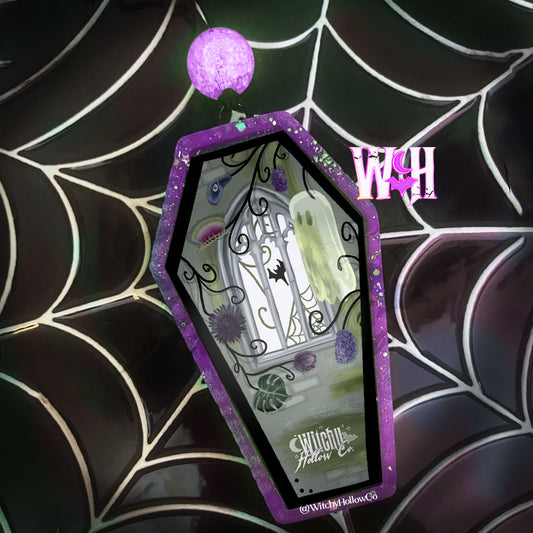 Goth Garden Coffin Freshie