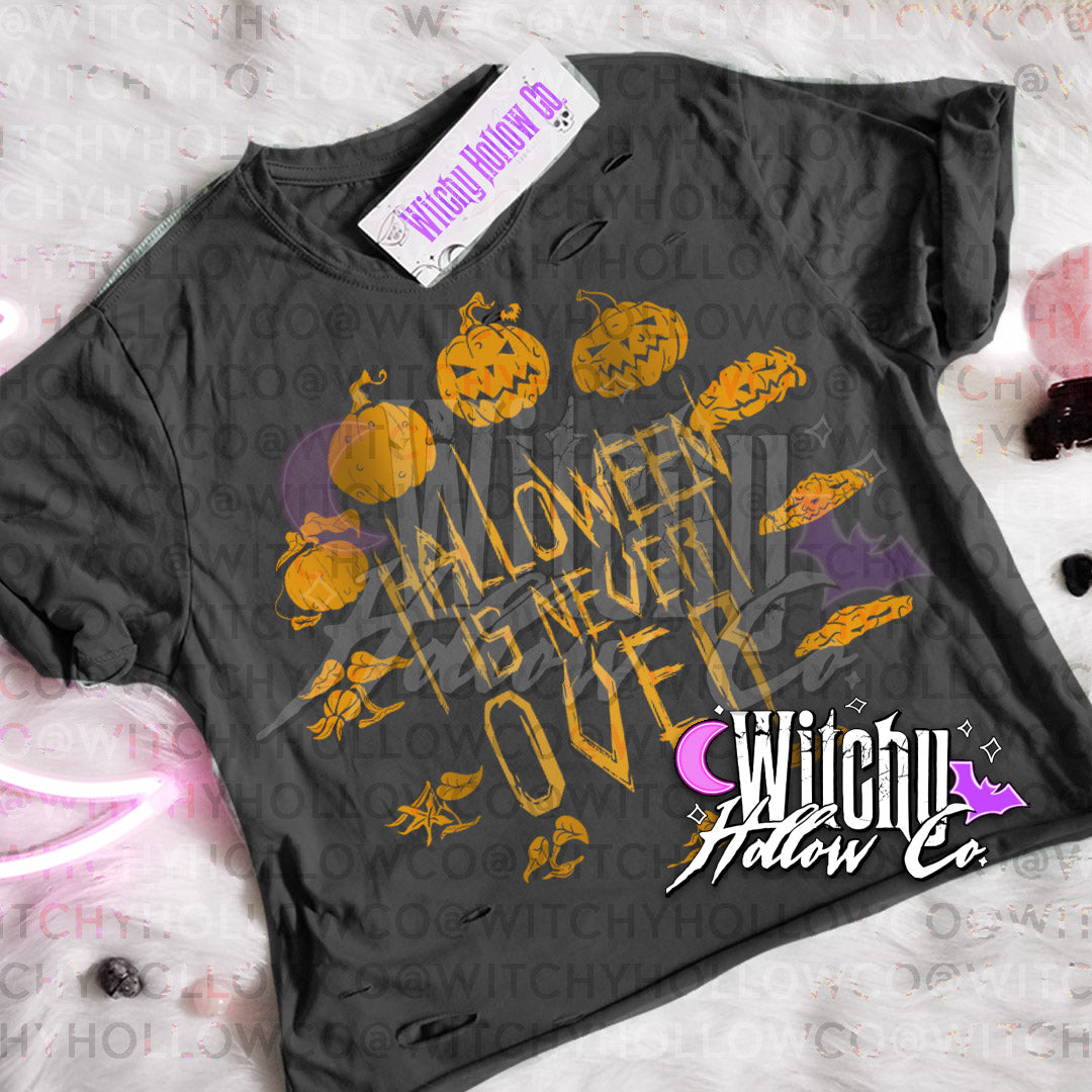 Halloween is Never Over Black Shirt